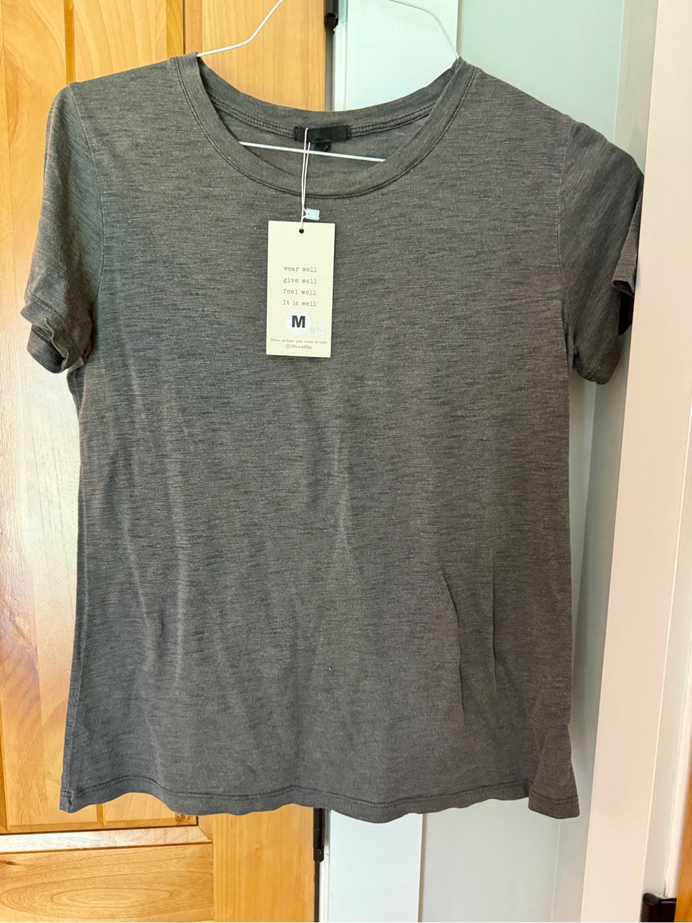 NWT It Is Well LA Gray Tee Shirt